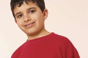 Boy smiling