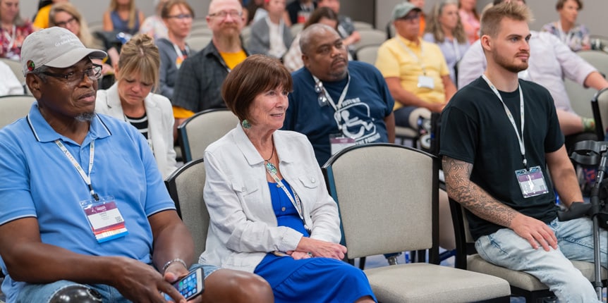 Attendees seated at Amputee Coalition National Coference.